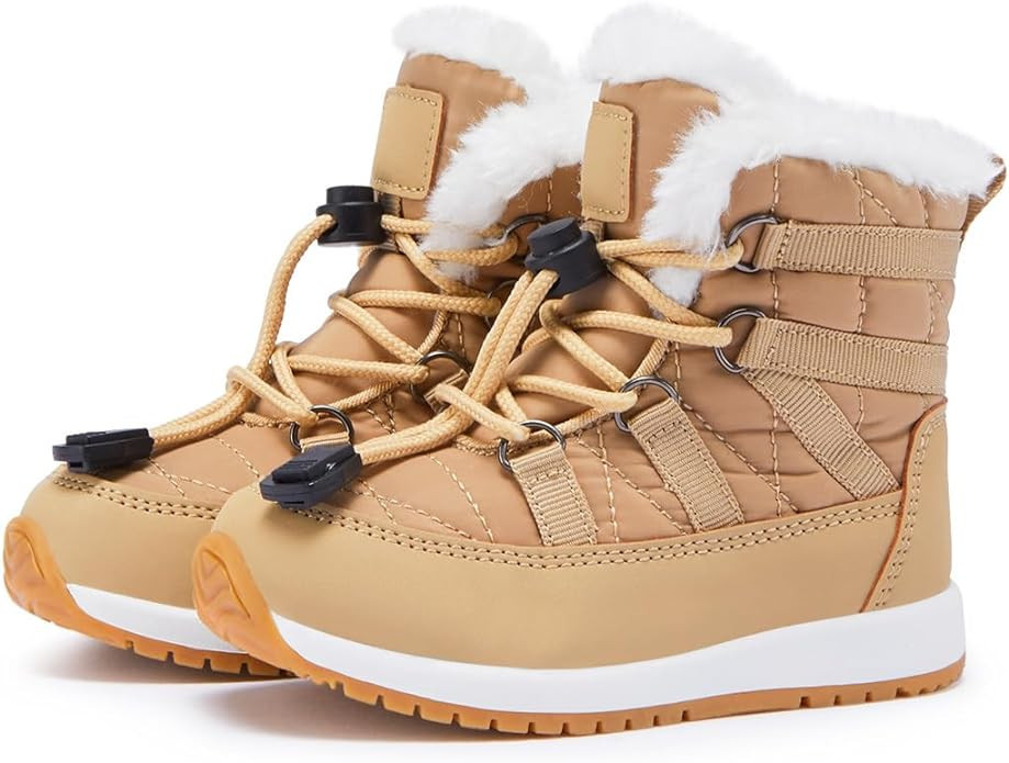 BMCiTYBM Toddler Snow Boots Girls Boys Warm Winter | Amazon (US)