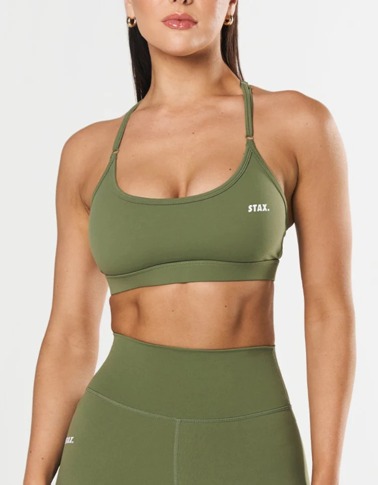 STAX. Strappy Crop NANDEX ™ - Khaki | STAX.