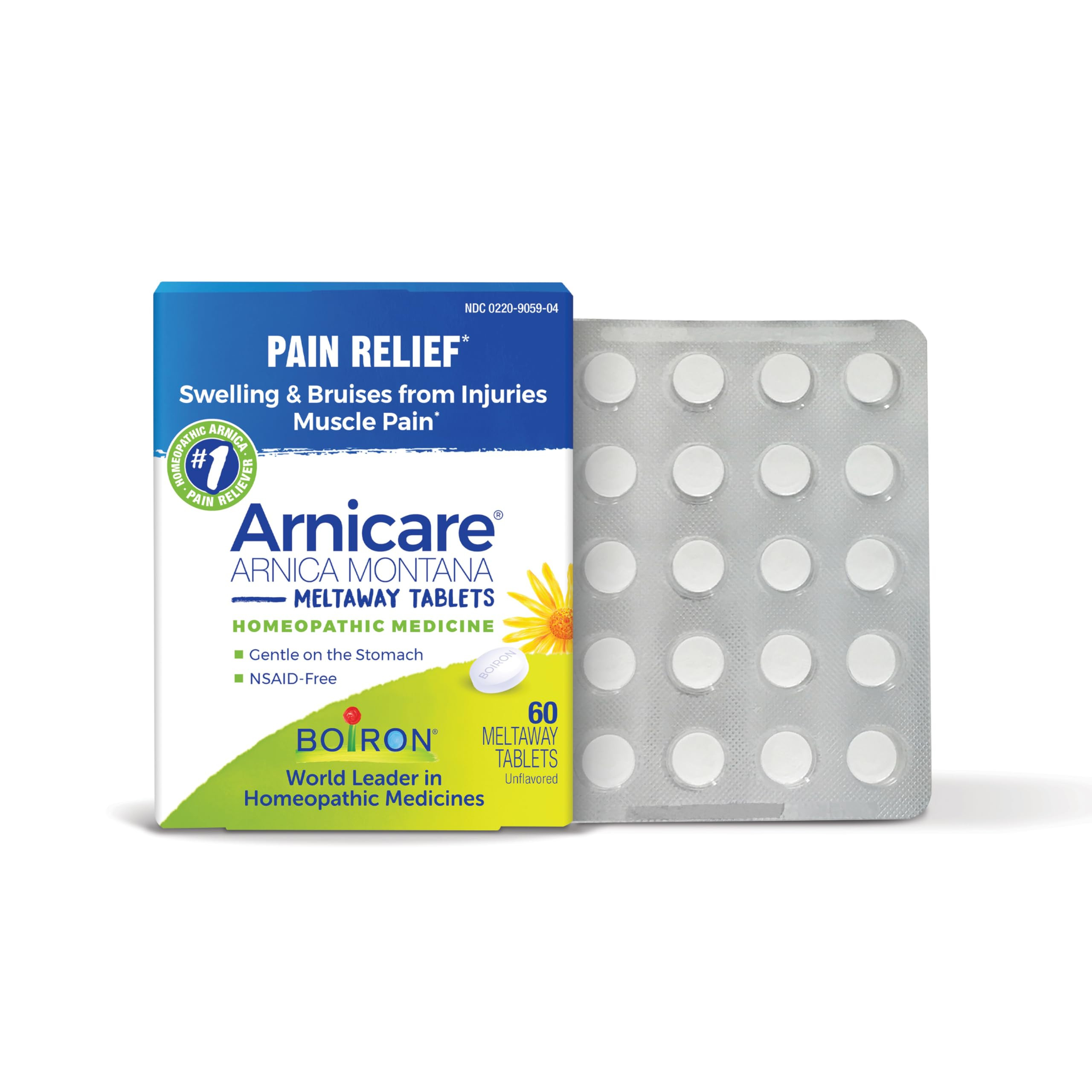 Boiron Arnicare Tablets for Pain Relief from Muscle Pain, Joint Soreness, Swelling from Injury or... | Amazon (US)