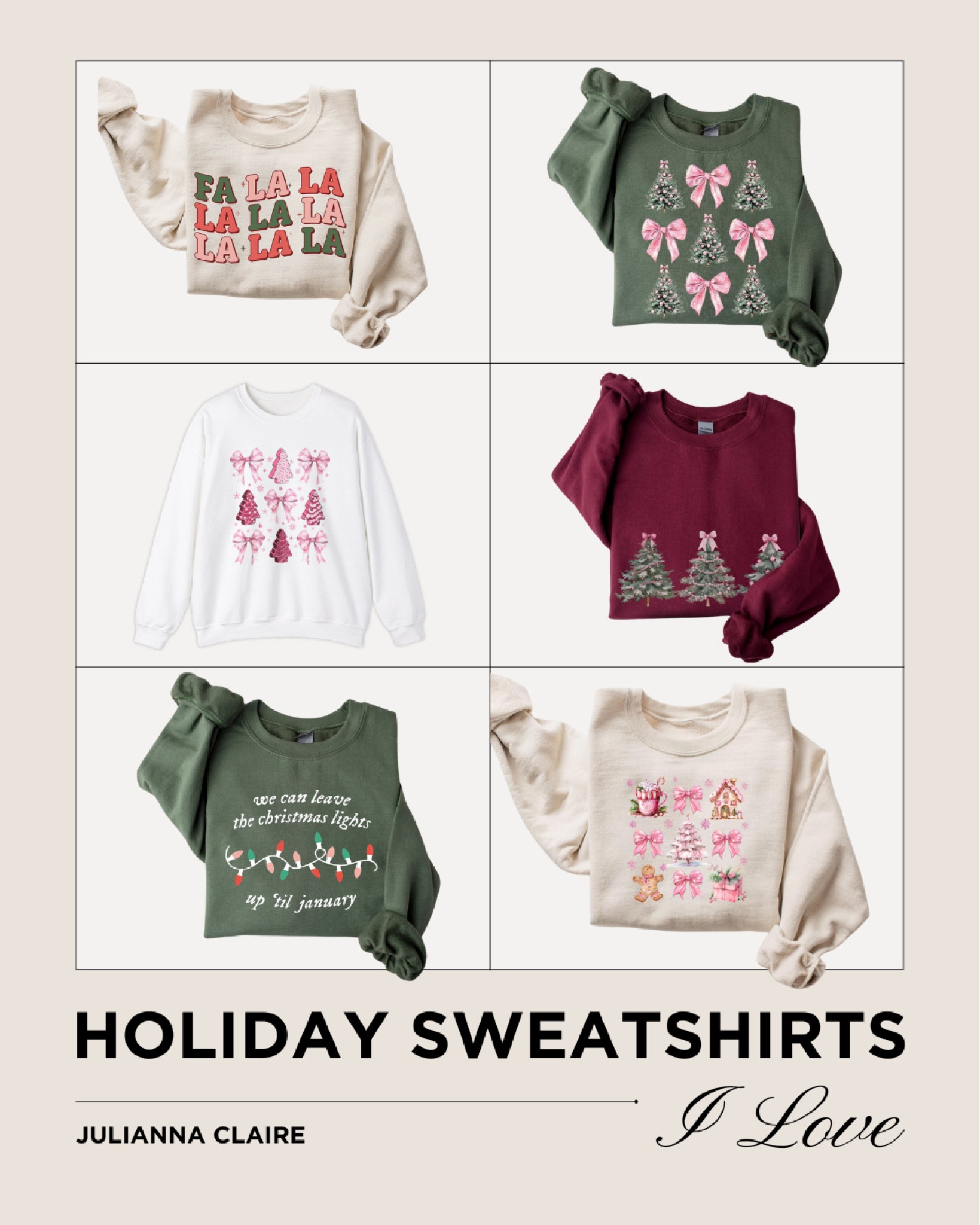 Cozy holiday sweaters for 2024 🎄✨

#LTKSeasonal #LTKHoliday #LTKStyleTip