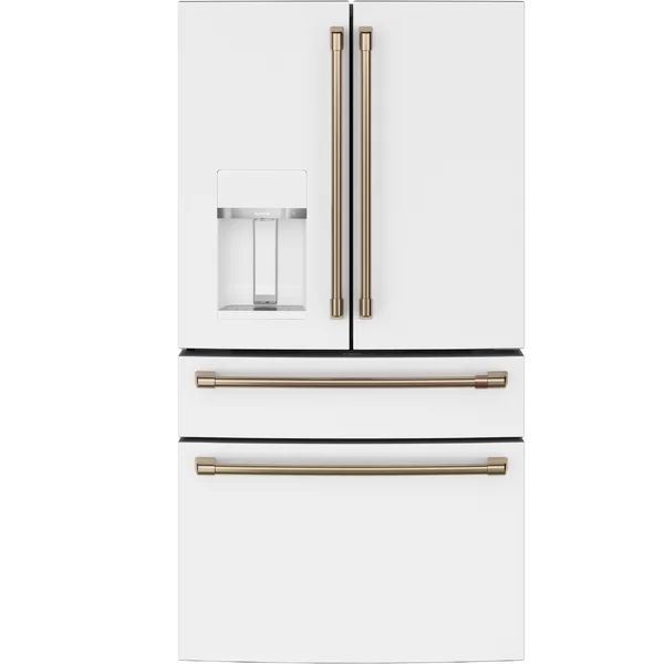 Café Smart Appliances 36" Energy Star French Door 27.6 cu. ft. Smart Refrigerator | Wayfair North America