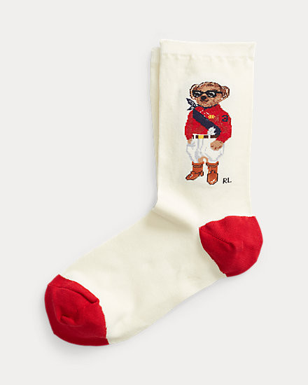 New Orleans Polo Bear Crew Socks | Ralph Lauren (UK)