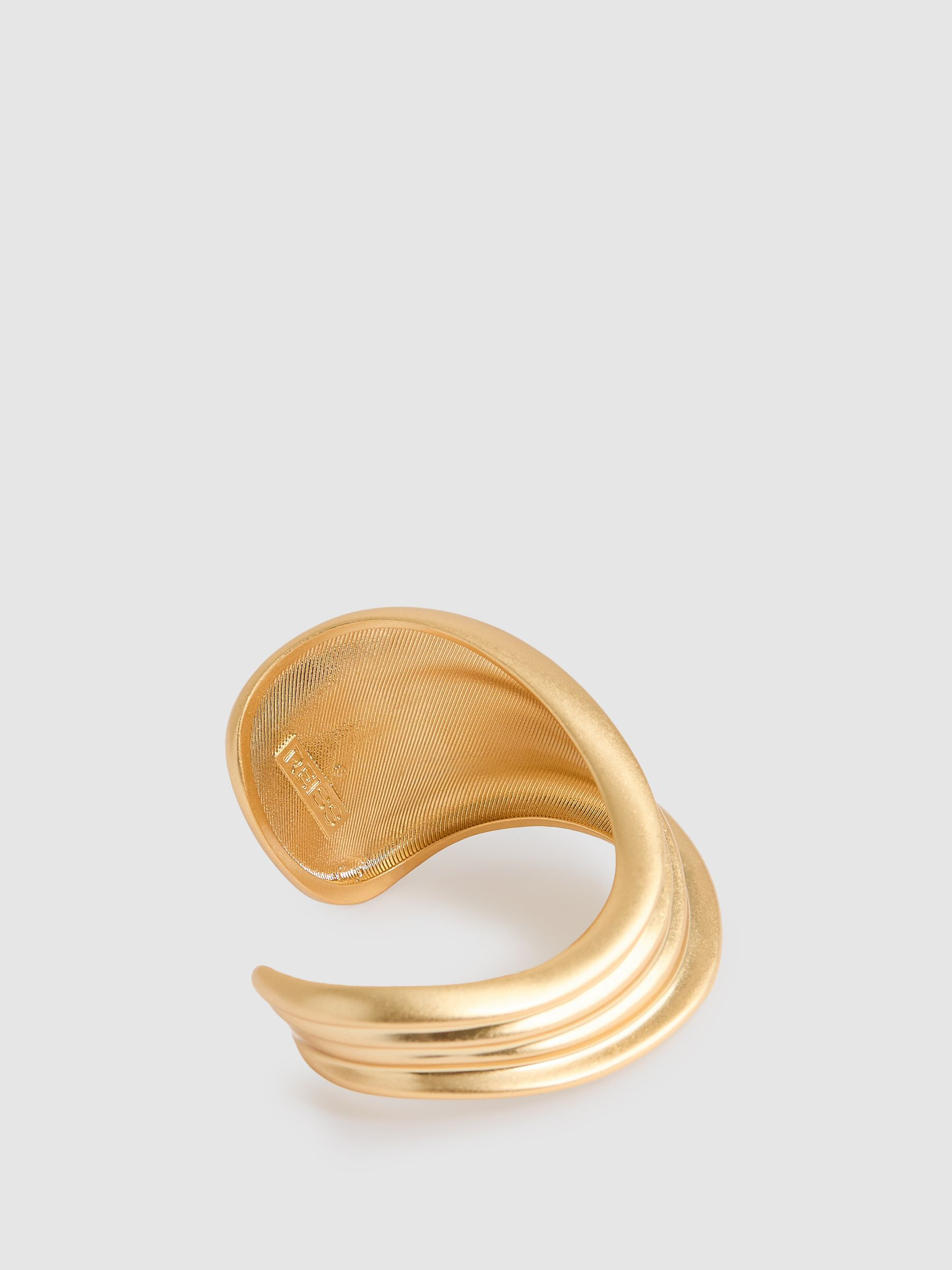 Reiss Fluid Sculpted Cuff in Gold Tone - REISS | Reiss UK
