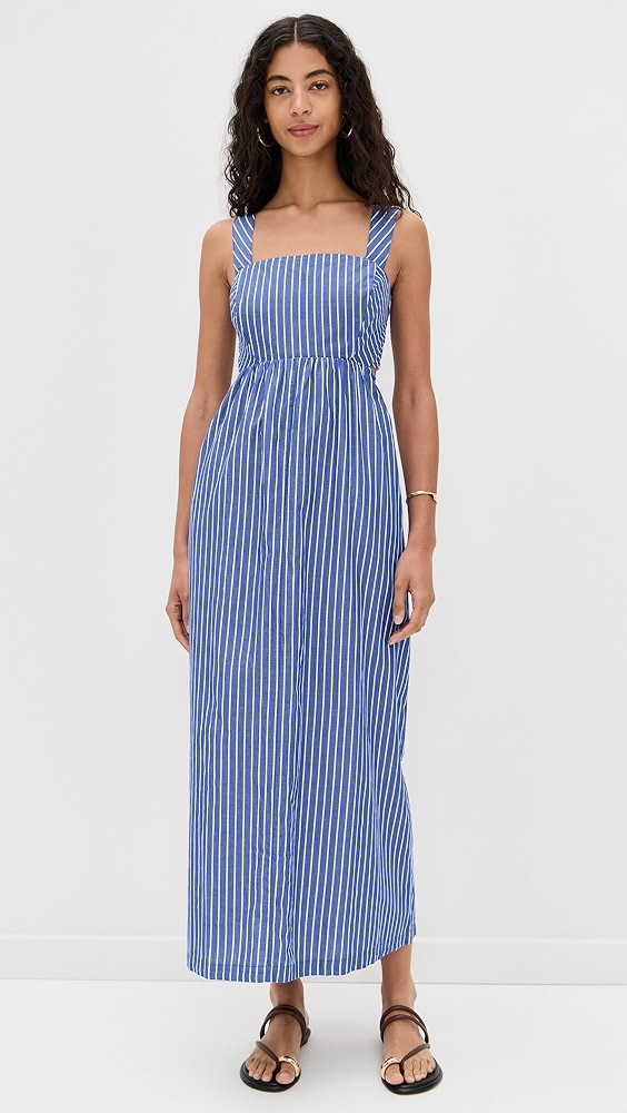 Stateside Poplin Stripe Open Back Midi Dress | Shopbop | Shopbop
