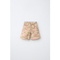 Zara - Long Printed Bermuda Shorts - Pink - 6-7 Years (48,0 Inches) - Kids | Zara US