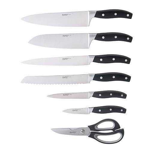 BergHoff 8-piece Stainless Steel Cutlery Set with Block | HSN
