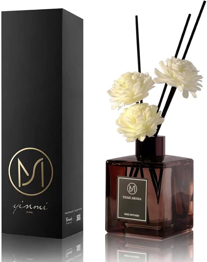 YINMI Reed Diffuser 6.7 oz (200ml), Jasmine&Marine Scented Reed Diffuser Set,Reed Diffuser & Oil ... | Amazon (US)