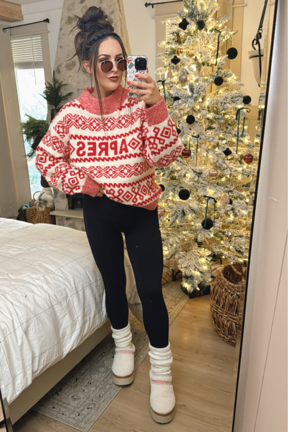 Cozy Christmas oversize sweater - wearing size M! Such a cute fit for Christmas 

Red sweater / target apres sweater / target style / target winter sweater / target Christmas sweater / winter outfit / winter styling / winter fashionn

#LTKSeasonal #LTKCyberWeek #LTKsalealert