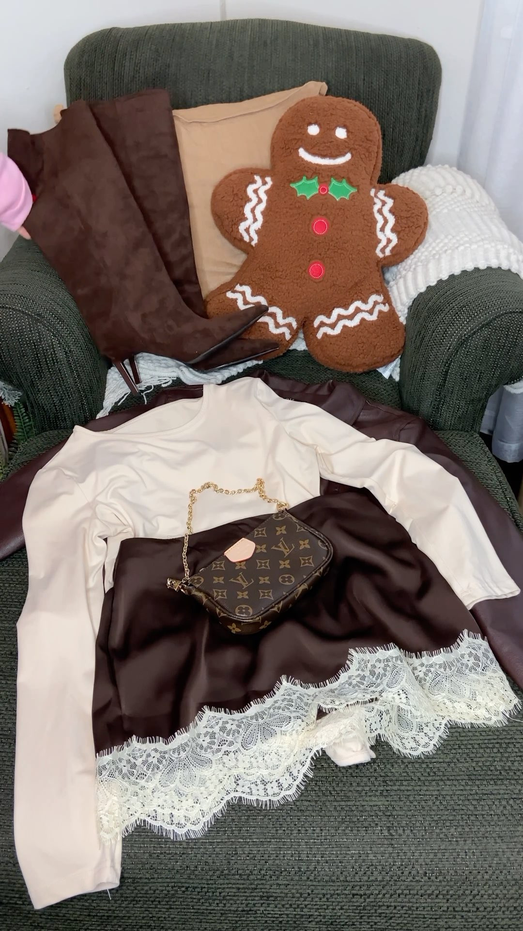 weekend outfit inspo 🤎🧸👜 cool girl chic outfit, satin mini skirt outfit, lace hem mini skirt, bodysuit outfit women, faux leather brown jacket outfit, brown knee high boots outfit, suede knee high boots, neutral brown outfit, elevated casual outfit, chic fall outfit, trendy fall outfit, stylish night out outfit, fashion inspo outfit, satin skirt with lace trim, lace hem mini skirt outfit, fitted bodysuit top, faux leather jacket brown, suede pointed toe knee high boots, neutral brown shoulder bag, monochrome brown outfit, texture mix outfit, fall layering outfit, cool girl aesthetic outfit, chic minimalist style, pinterest inspired outfit, elevated street style, modern feminine outfit, effortless chic vibes, neutral fashion aesthetic, trendy fall fashion, casual chic styling, fall outfit ideas, chic outfit inspo, neutral outfit inspo, brown outfit aesthetic, what to wear this fall, night out outfit ideas, fashion flat lay inspiration, women’s fashion trends  

 #LTKdayinmylife #LTKgrwm #LTKootd