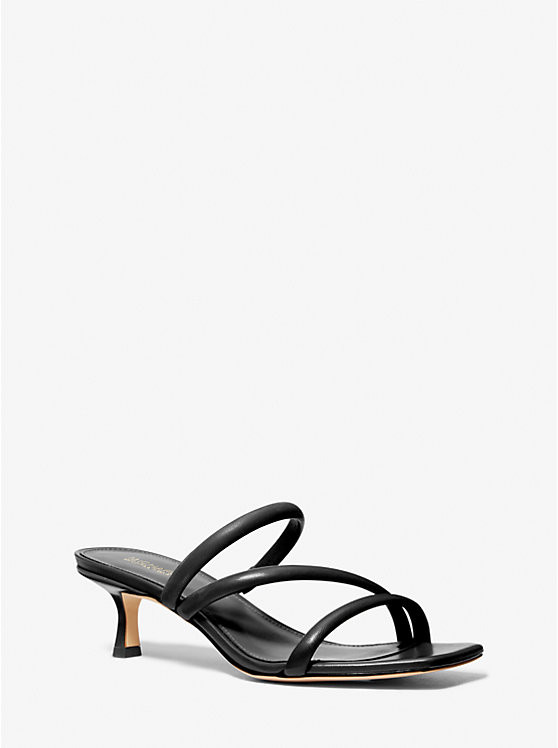 Celia Leather Kitten Sandal | Michael Kors US