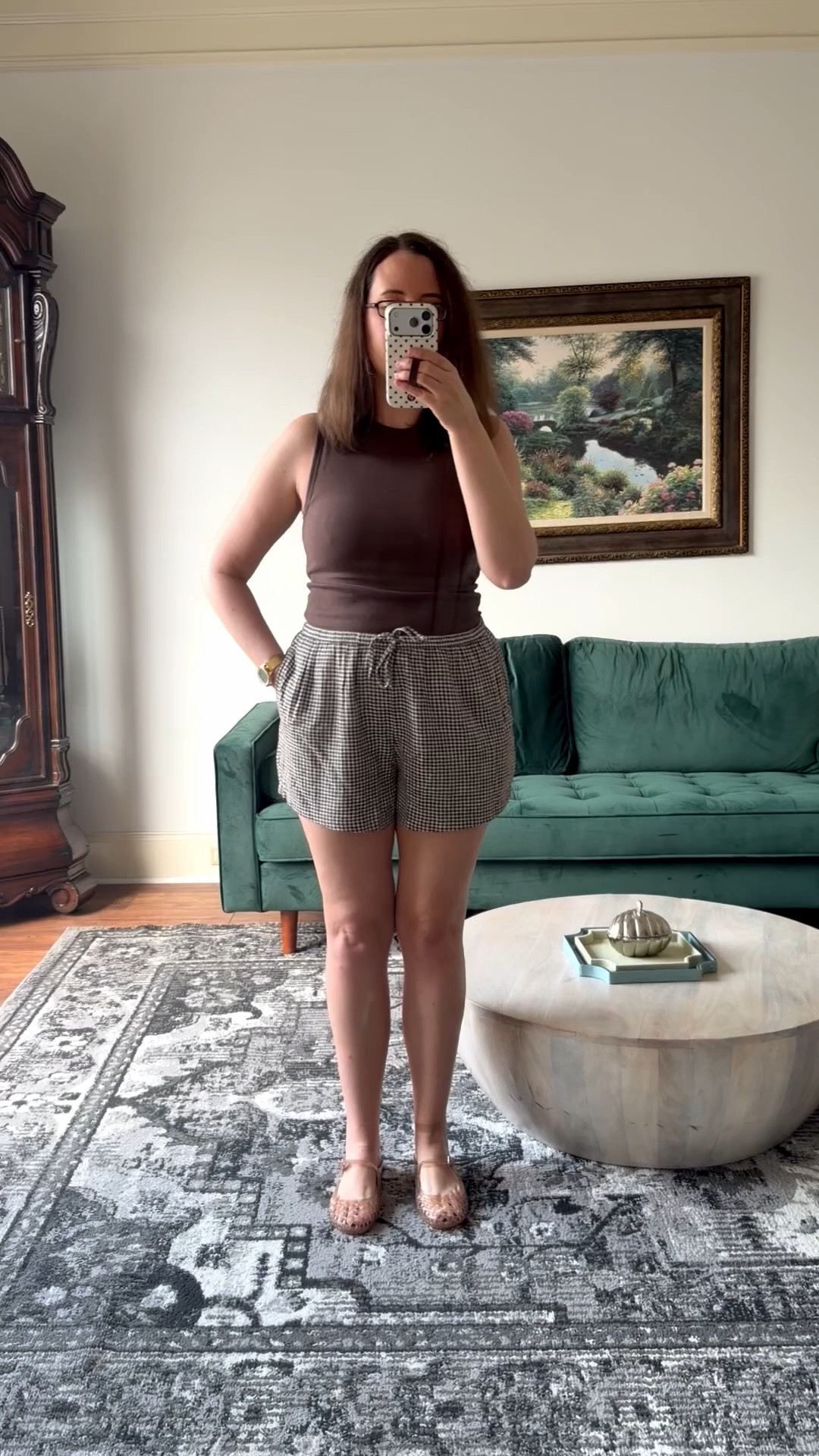 Wearing mediums in the bra-free tank and linen shorts! Both are on sale today! 

#LTKootd #LTKSaleAlert #LTKSpringSale