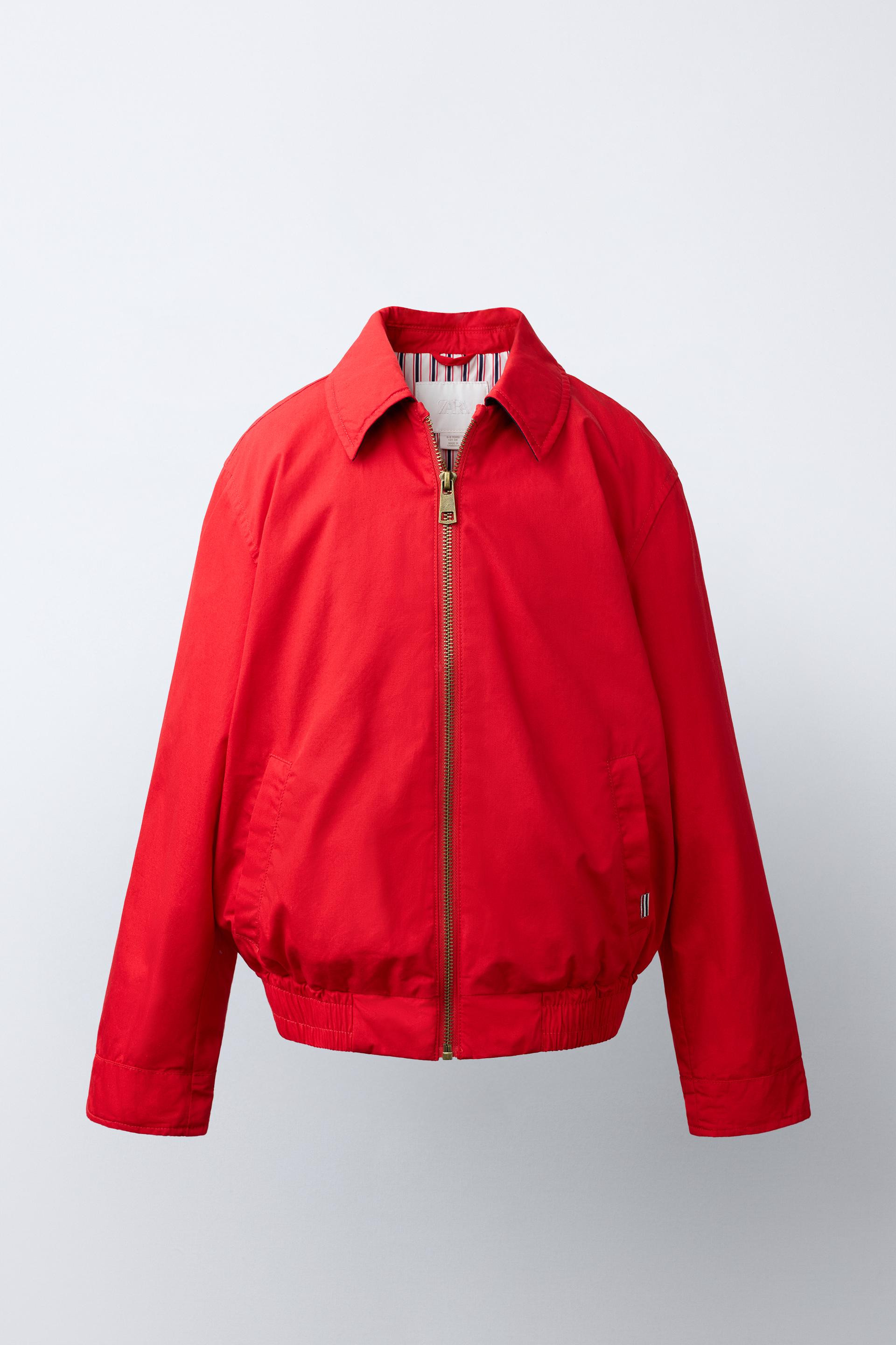 Zara - Quilted Lined Jacket - Red - 8-9 Years (51,6 Inches) - Kids | Zara US