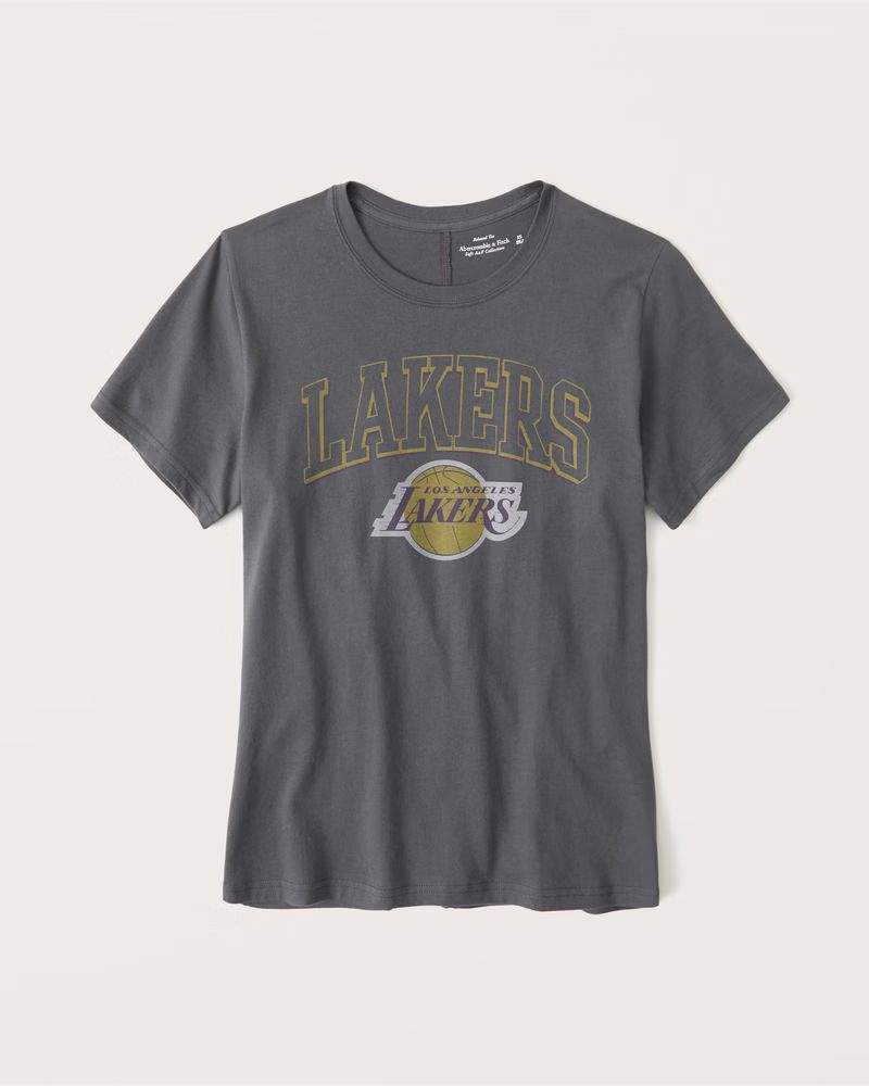 Relaxed Los Angeles Lakers Vintage Sport Tee | Abercrombie & Fitch (US)