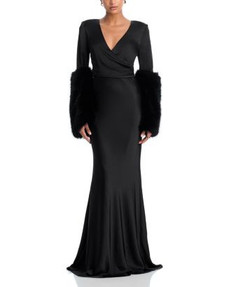 Manon Gown with Faux Fur | Bloomingdale's (US)