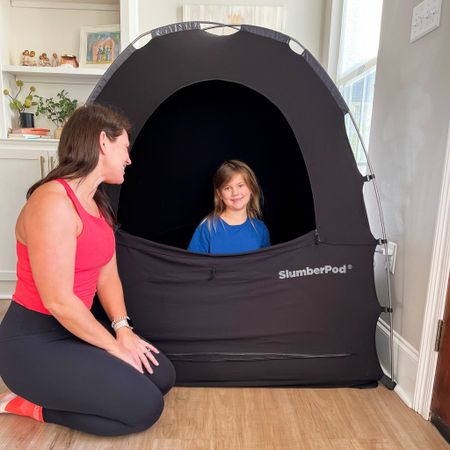 Looking for the perfect sleeping privacy nook for your toddler 2 and up? @slumberpod has you covered with their Perfect Pair Bundle! The Perfect Pair Bundle comes with their SlumberTot (hello inflatable toddler travel bed), SlumberPod - think perfect sleeping canopy to bring privacy, as well as the SlumberPod Fan that fits perfectly into into a zipped pocket to allow for more direct airflow. 
The Perfect Pair Bundle is great for those who are on the go or want to have that perfect little nook for their toddler to escape to, whether it be for sleeping or reading. Chloe even sees it as a way to go camping indoors. I would call that glamping 😂
Check out this bundle from SlumberPod- you don’t want to snooze past this one!

#slumberpod #slumbertot

#LTKtravel #LTKfamily #LTKGiftGuide
