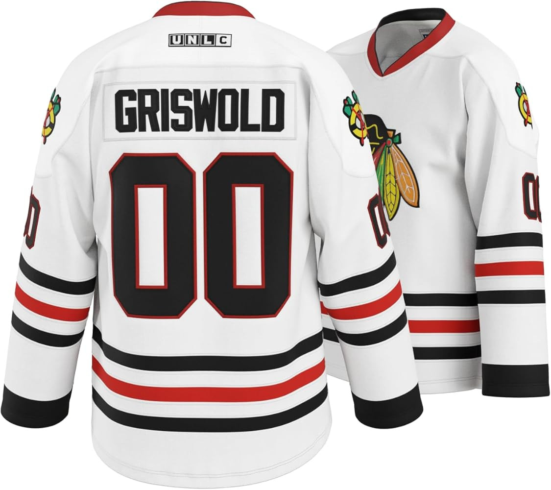 Griswold #00 Movie Hockey Jersey – Stitched Letters and Numbers S-5XL Authentic Fabs Apparel | Amazon (US)