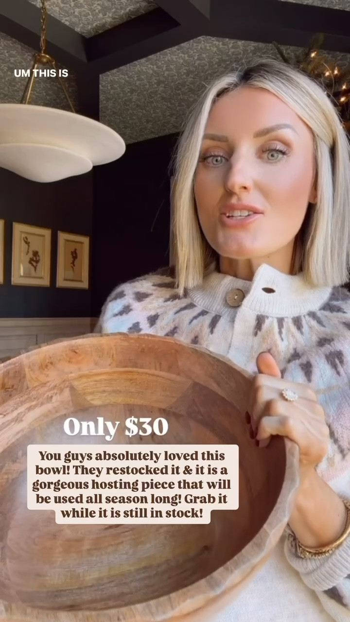 This salad bowl is such a great hostess gift! You could bring it to the party with a salad in it and then just gift it to the hosts!

Loverly Grey, Target, salad bowl, hostess gifts, gifts under $50 

#LTKHoliday #LTKGiftGuide