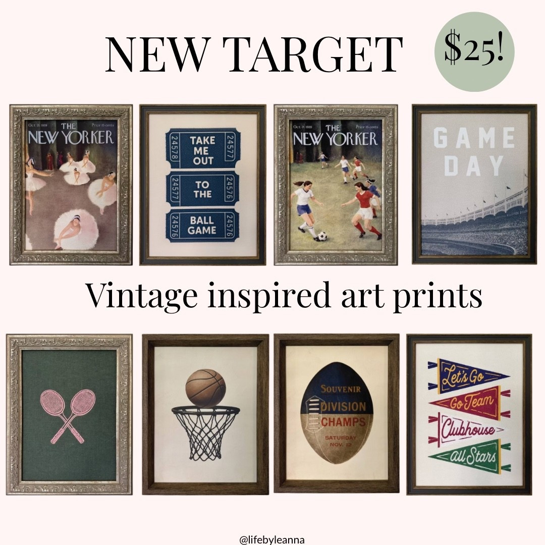 New vintage inspired art prints at Target! 
These would be the perfect addition to a new dorm room! 







Target / decor / wall decor / dorm room /

#LTKHome