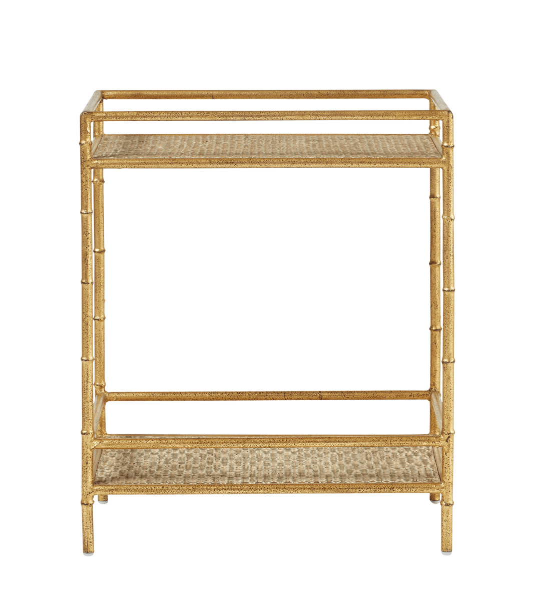 Baricella Side Table With Shelves - Natural | OKA UK