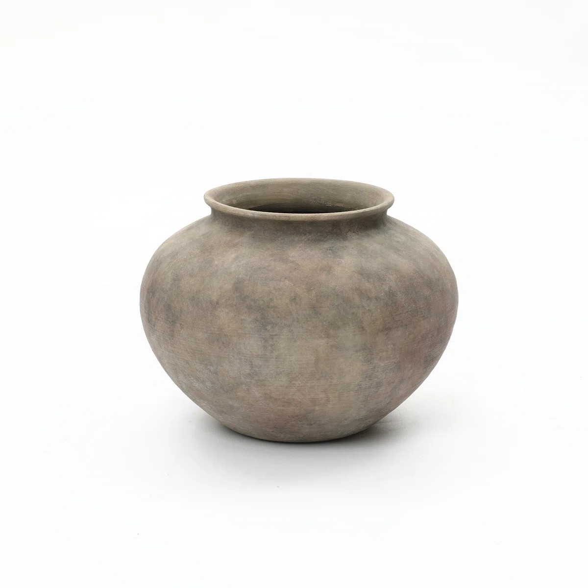 Rustic Ceramic Vase, Terracotta Pot Home Decor with Earthy Gray-Brown Finish, Multi Shape & Size ... | Wayfair North America