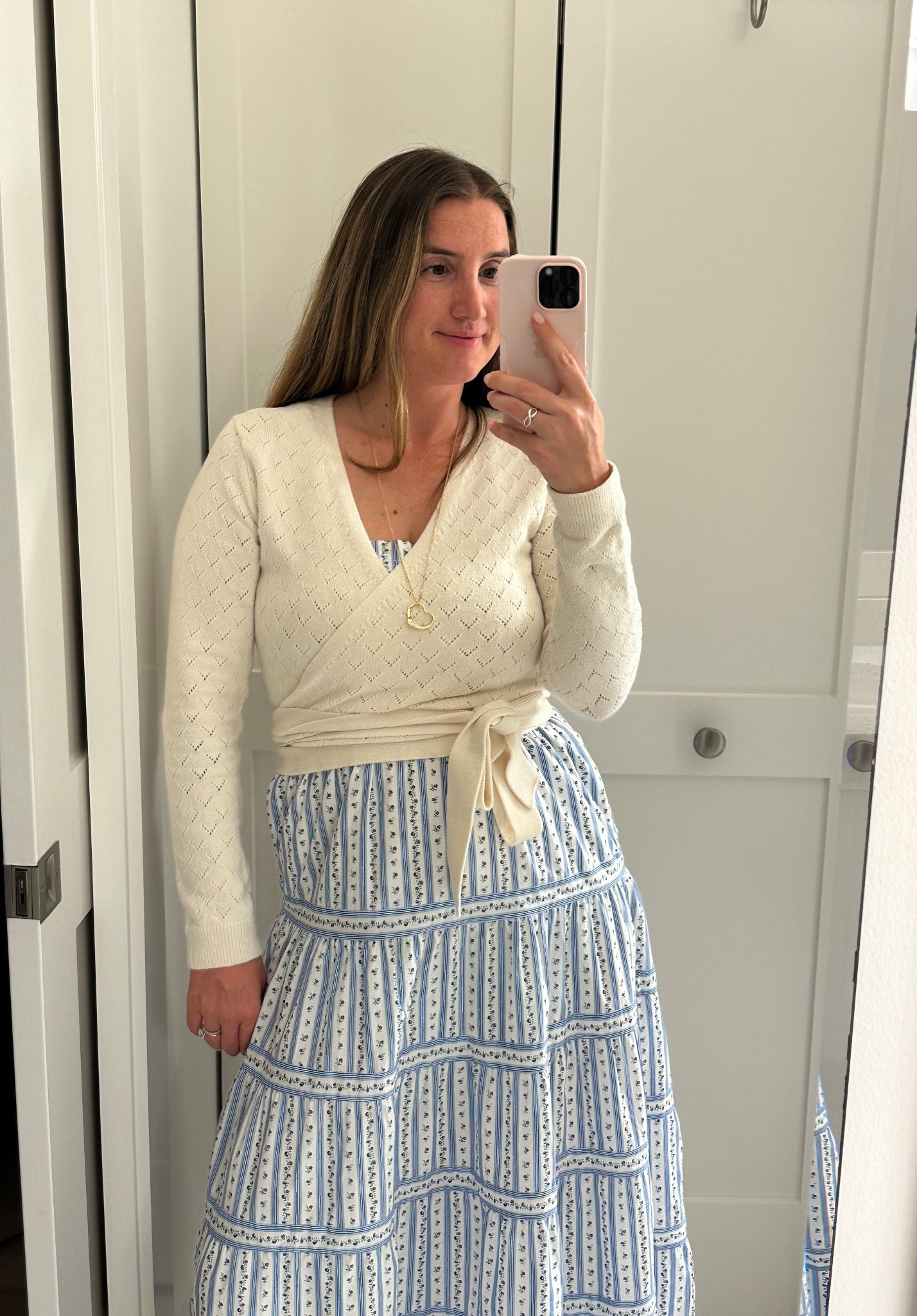 Hill house dress in a size XS! I love this wrap and want the other color!! Fits super well and fabric is thick. Postpartum friendly dress!

#LTKmomlife #LTKWorkwear #LTKTall