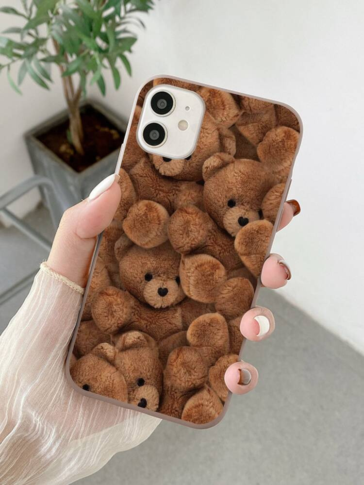 Bear Pattern Phone Case | SHEIN