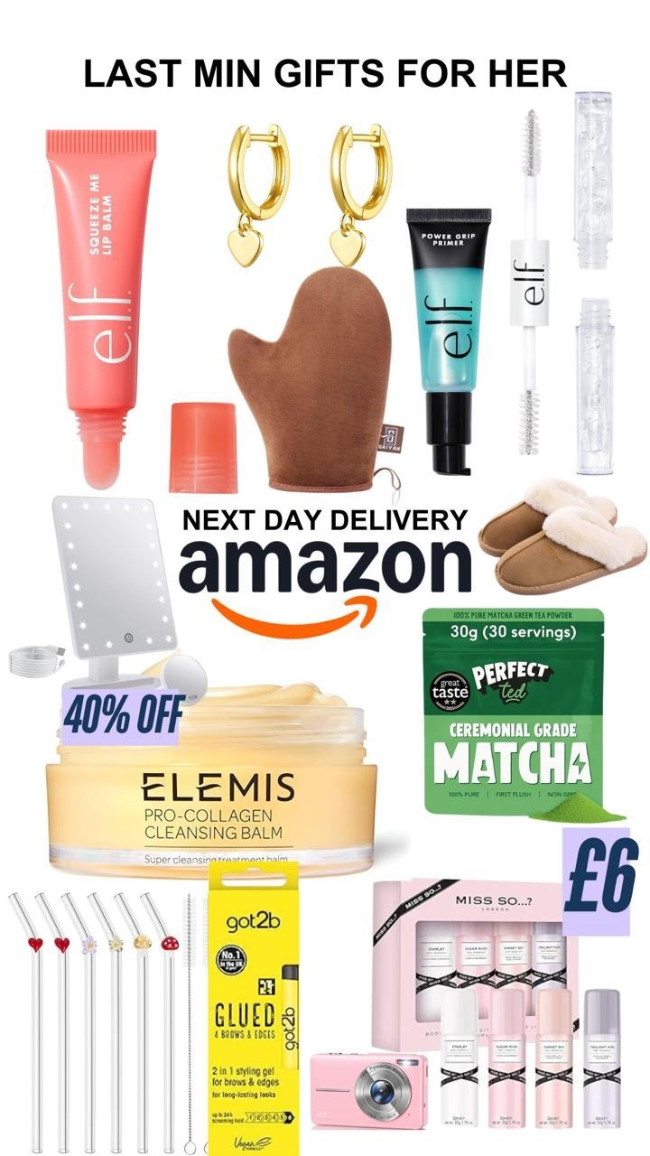 Amazon next day delivery last minute gifts 🔗 for her! 



#LTKwinter #LTKgiftguide #LTKuk