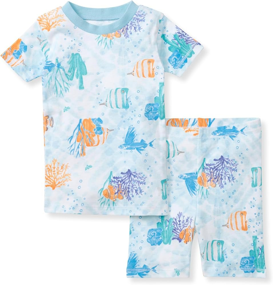 Burt's Bees Baby Baby Boys' Pajamas, Tee and Pant 2-Piece Pj Set, 100% Organic Cotton | Amazon (US)