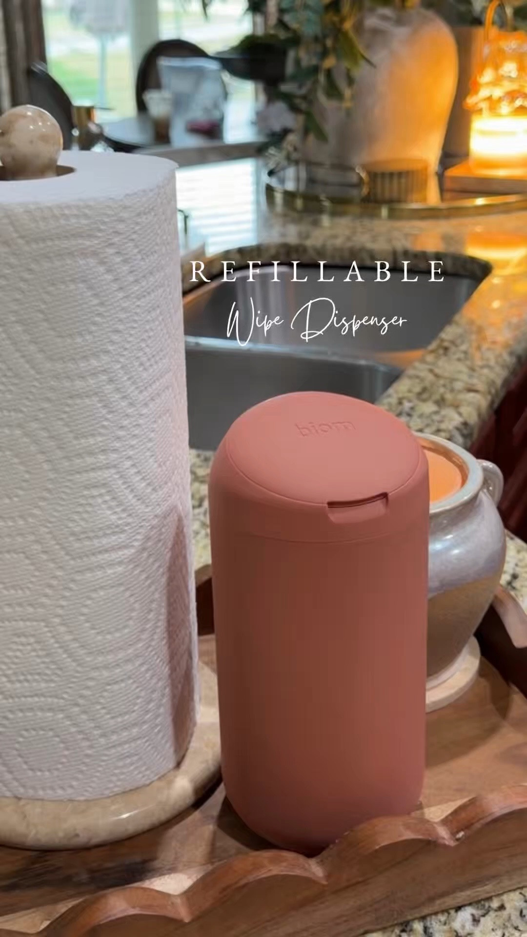 Biom non toxic all purpose wipes dispenser for cleaning 

#LTKdayinmylife #LTKHome #LTKmomlife