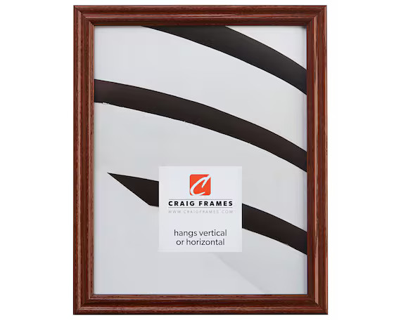 Wiltshire 200 Dark Walnut Brown Solid Wood Picture Frame | Etsy | Etsy (US)