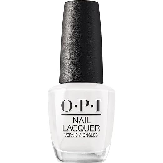 OPI Nail Lacquer, Opaque & Vibrant Crème Finish White Nail Polish, Up to 7 Days of Wear, Chip Re... | Amazon (US)