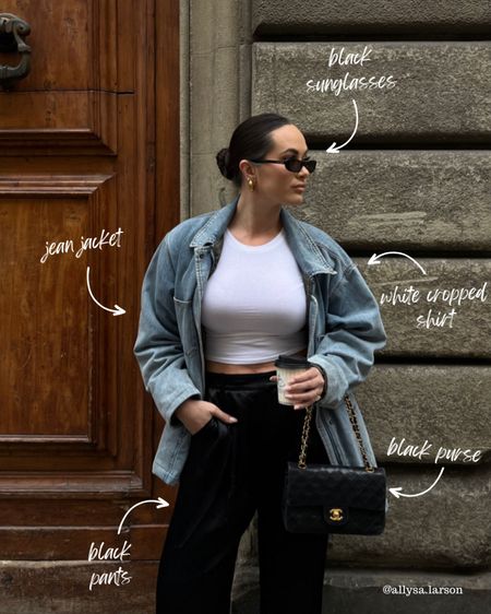 Outfit inspo, Jean jacket, white shirt, Chuc outfit, neutral outfit 

#LTKFind #LTKstyletip #LTKfit