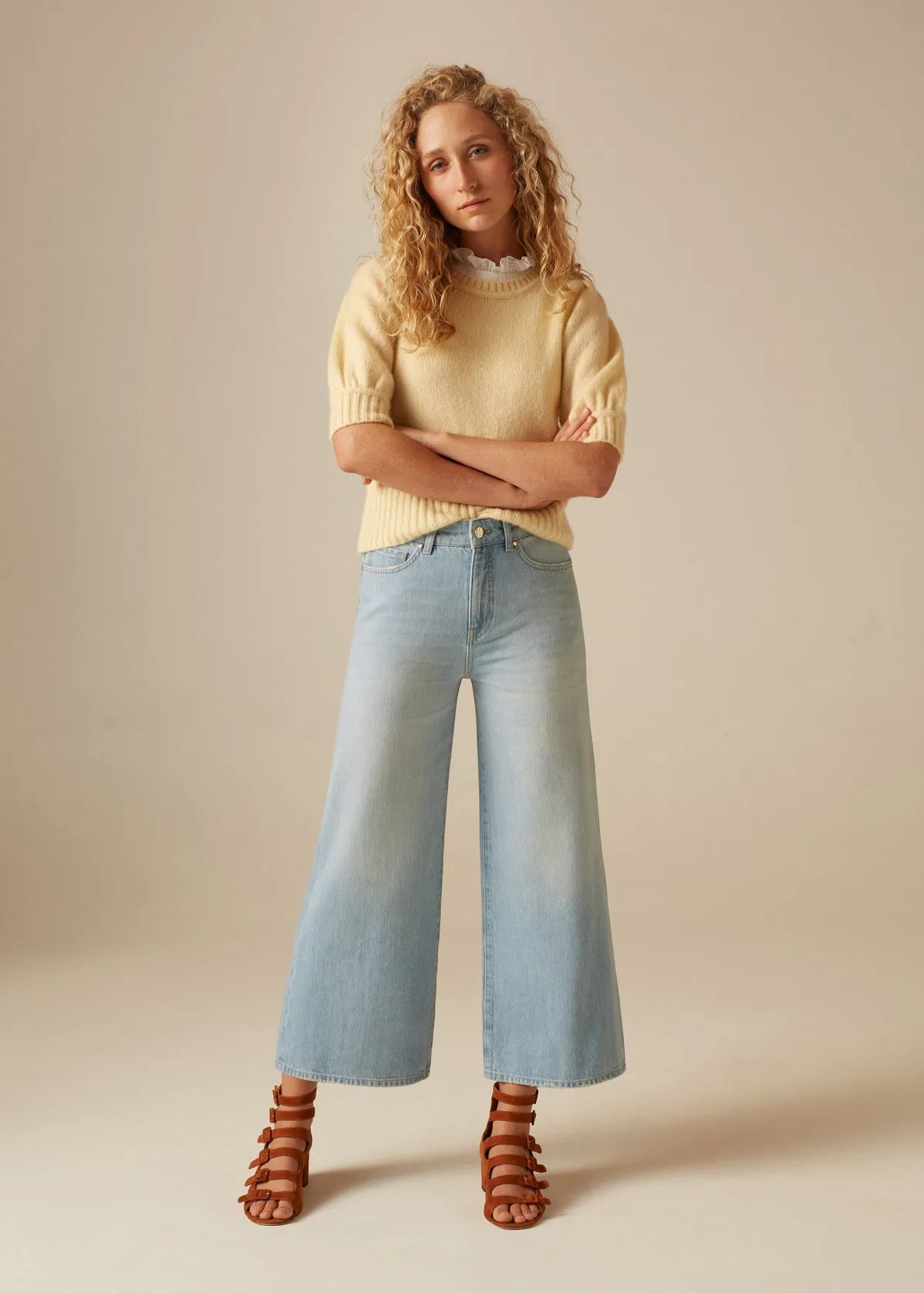 Wide-Leg Crop Jean | ME + EM