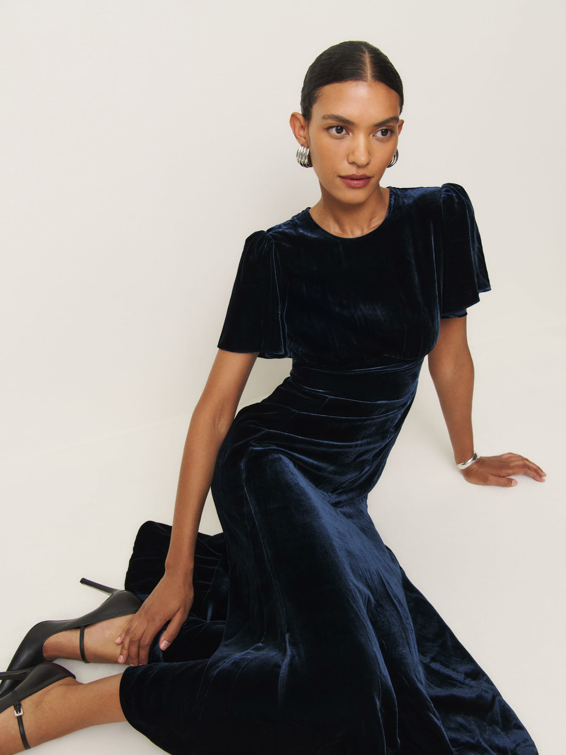 Quinne Velvet Dress | Reformation (Global)