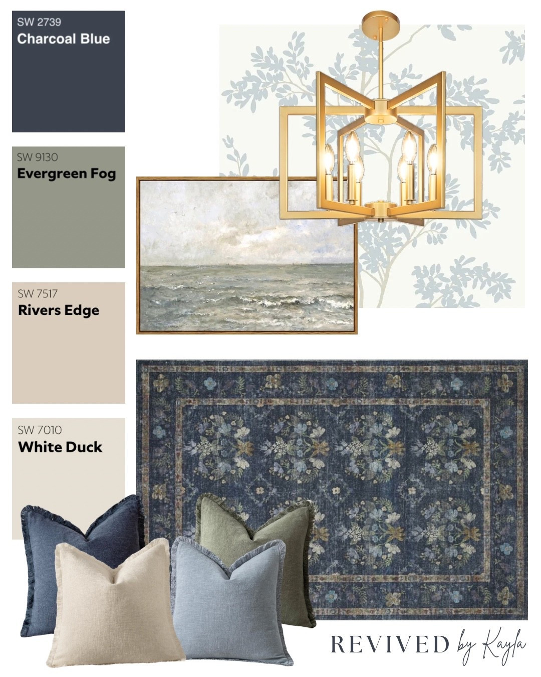 Navy blue and sage green room design mood board ✨

#homedecor #homedesign #livingroom #bedroom #navyblue #sagegreen #olivegreen #roomdecor #modernhome #cozyhome #homeinterior #homeinspo #moodboard #sherwinwilliams #wayfair #amazon #amazonhome #home

#LTKHome