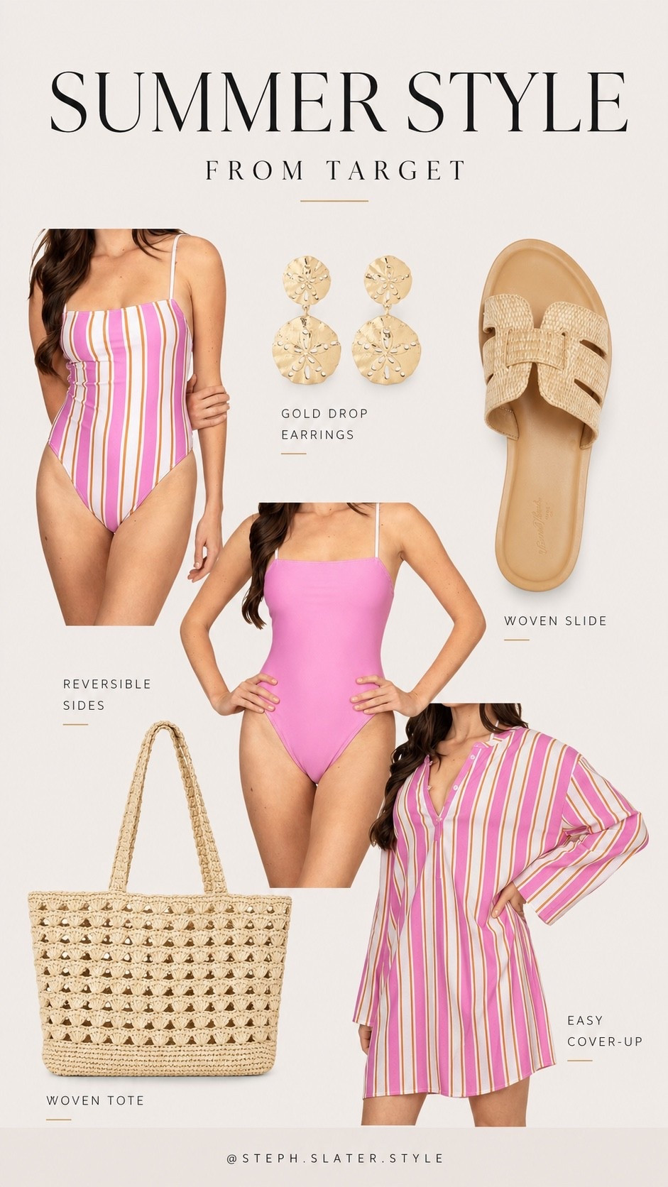 Stylish beach look from Target.

#LTKSeasonal #LTKSwim #LTKOver40