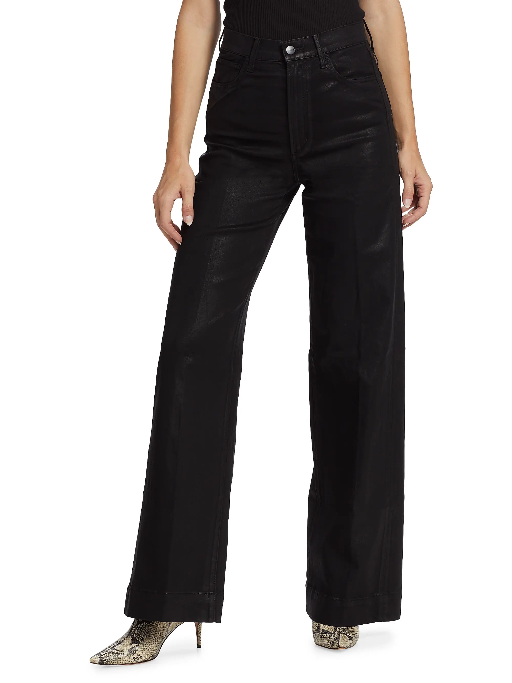 Mia Coated Bootcut Pants | Saks Fifth Avenue