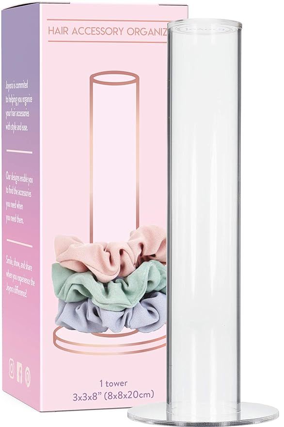 Amazon.com: Joyora Acrylic Scrunchie Holder Stand, Cute Room Decor for Teen Girl Gifts, The Perfe... | Amazon (US)