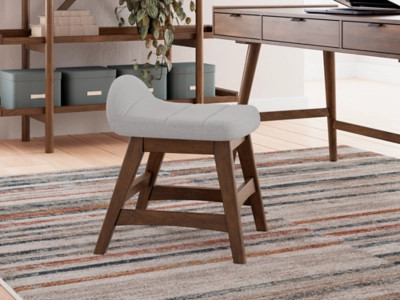 Lyncott Home Office Desk Chair, Light Gray/Brown | Ashley
