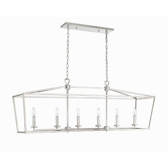 Park Harbor PHPL6488 Hillpoint 6 Light 48" Wide Chandelier | Target