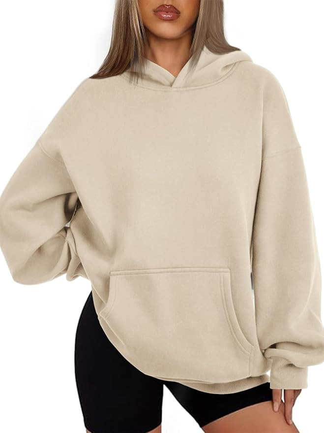 ATHMILE Womens Oversized Hoodies Fleece Sweatshirts Long Sleeve Sweaters Pullover Fall Clothes wi... | Amazon (US)