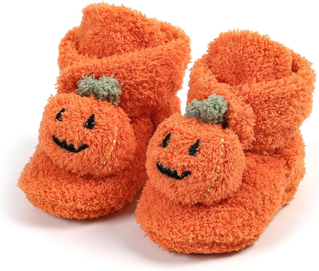 Baby Booties Infant Newborn Boys Girls Slippers Warm Crib Sock Shoes Indoor First Walkers Prewalk... | Amazon (US)