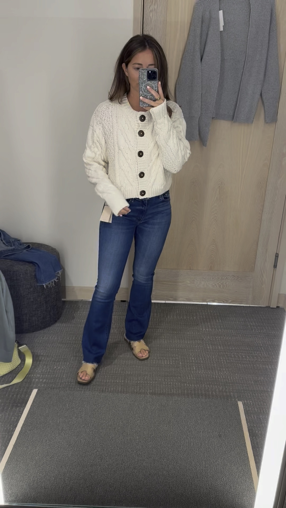 Nordstrom sale finds
Free people sweater - sized up to M 
Jeans - true size
Sandals - true size 

#LTKFindsUnder50 #LTKSaleAlert #LTKFindsUnder100