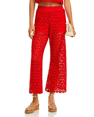 Waimari Christie Floral Eyelet Lace Ankle Pants | Bloomingdale's (US)