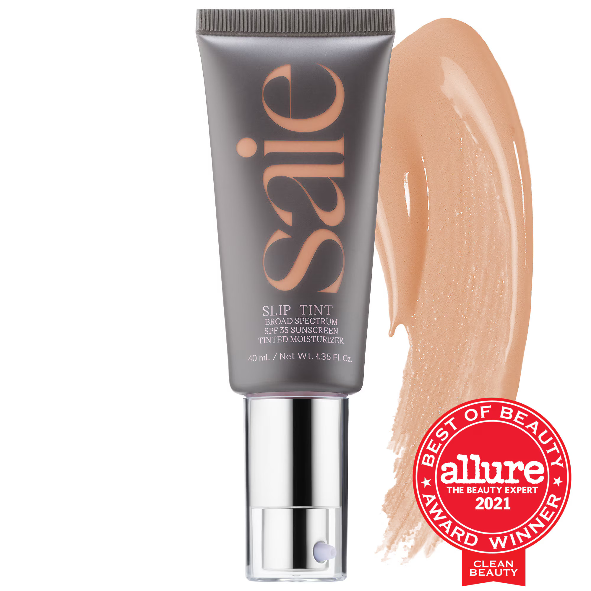 Saie Slip Tint Dewy Tinted Moisturizer SPF 35 Sunscreen Four 1.35 oz/ 40 mL | Sephora (US)
