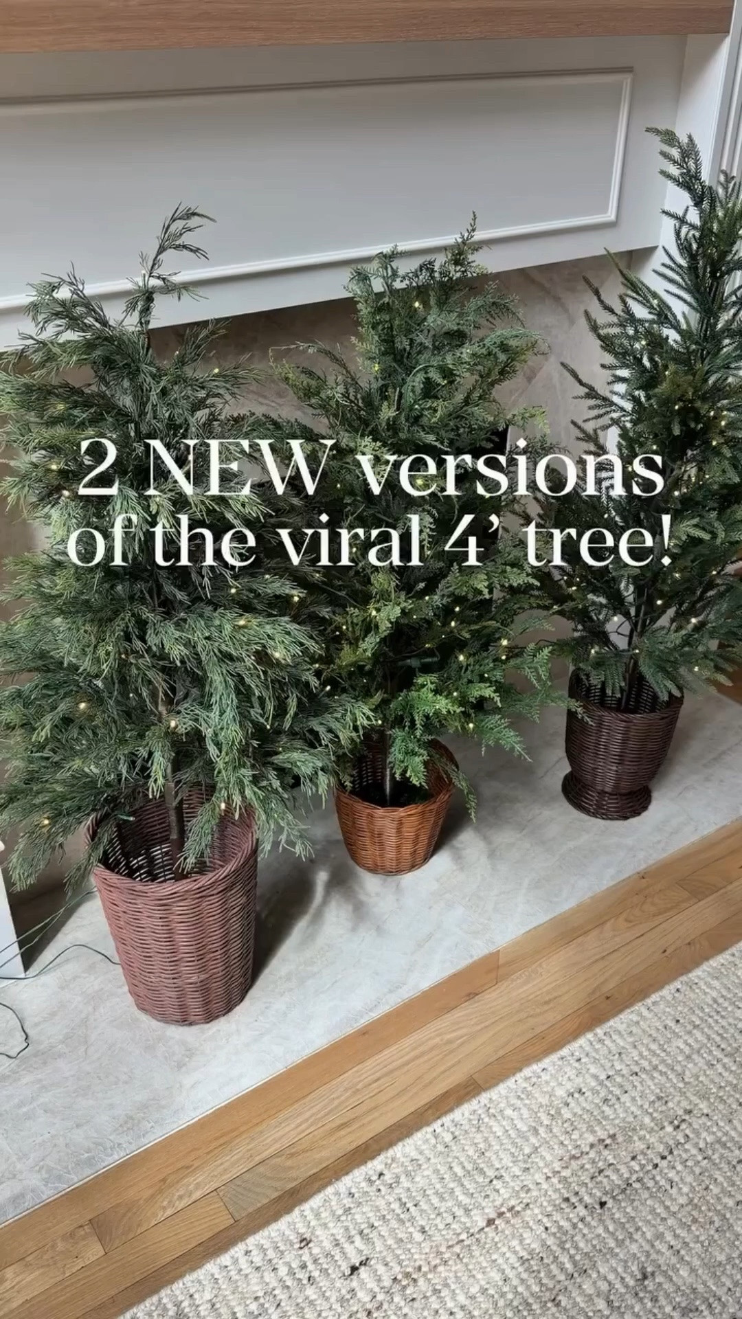 I just unboxed the new 4’ trees and was so excited to compare! All 3 are $64 and have prelit twinkle lights 😊

Which is your favorite?

My favorite is the new northern pine followed by the original cypress! 

Home simply curated, viral Christmas tree, twinkle tree, mini Xmas tree, Walmart Christmas decor, my Texas house tree

#LTKSeasonal #LTKHome #LTKmomlife