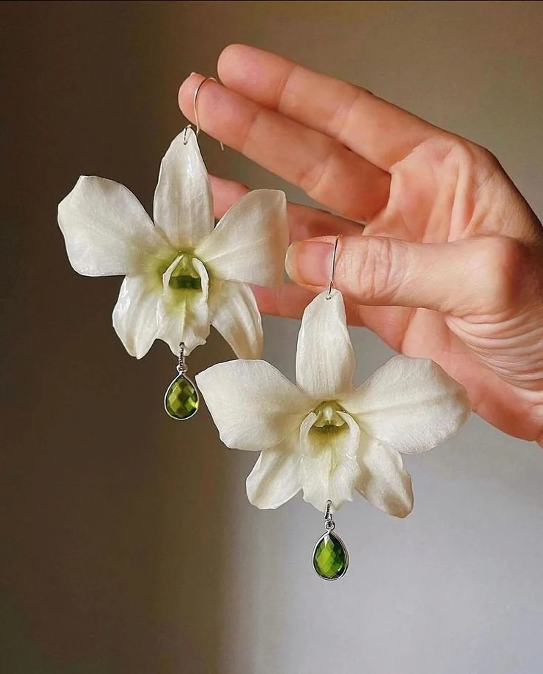 Orchid Earrings Unique Design Handmade With Real Flower - Etsy | Etsy (US)