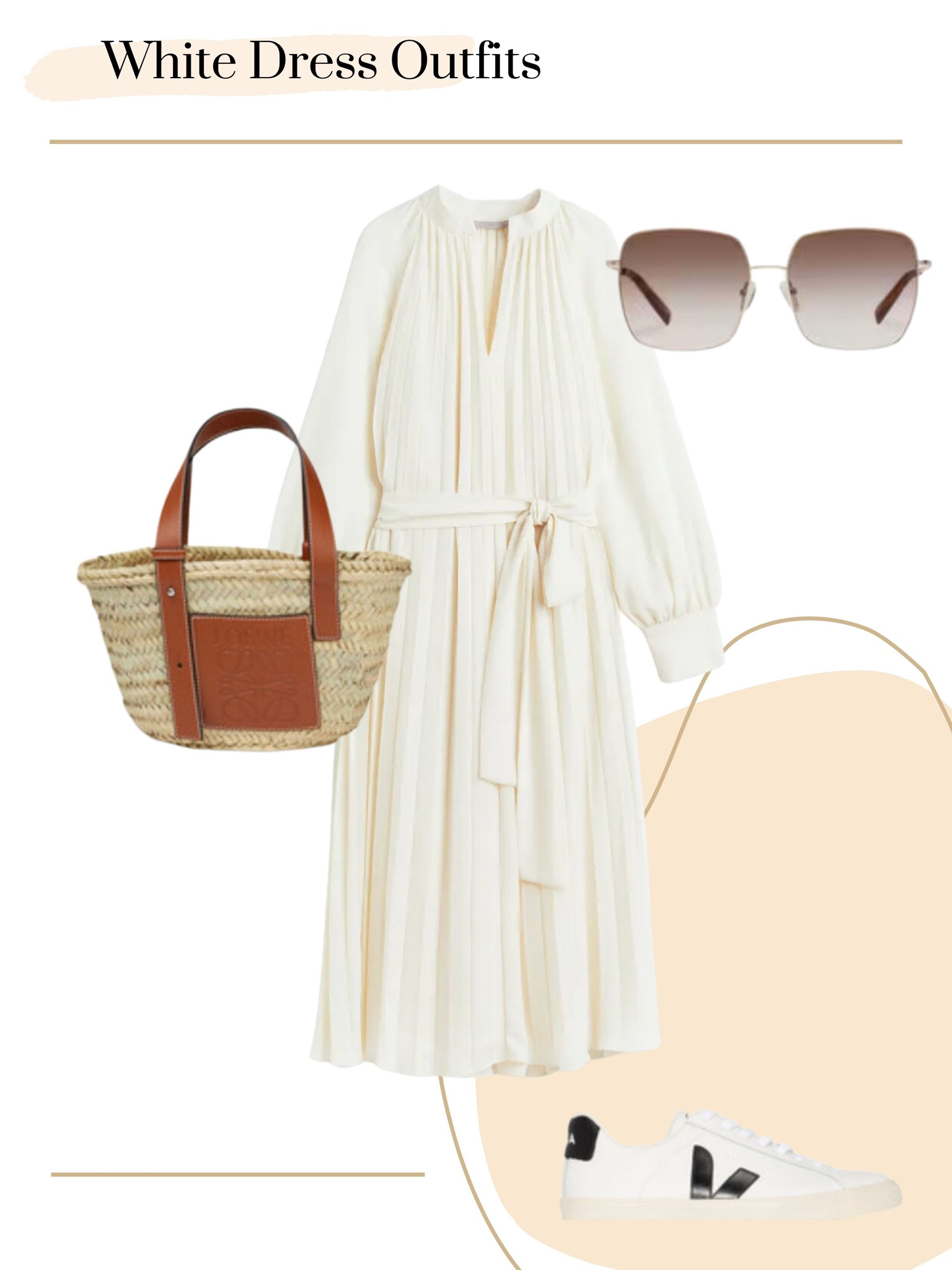 White dress outfits 