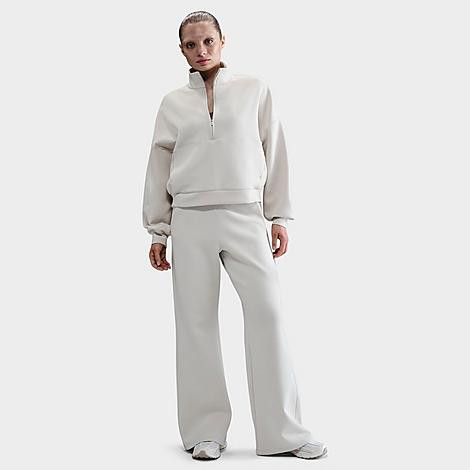 Nike Women's 24.7 ImpossiblySoft Dri-FIT High-Waisted Loose Flared Pants in Light Orewood Brown/Sail/Light Iron Ore Size: Medium | JD Sports (US)