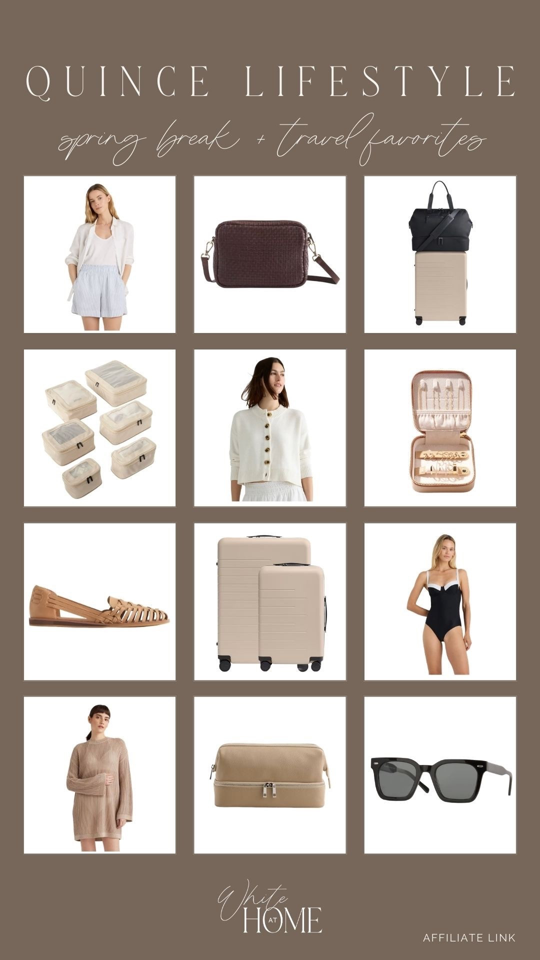 Quince offers more than just bedding and home favorites! They have so many lifestyle options too that would be especially great for spring break! Travel essentials from luggage to packing cubes, swimsuits, coverups, accessories and more! 

#LTKSwim #LTKSpringSale #LTKTravel